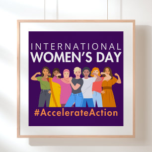 Accelerate Action International Women’s Day 2026 Poster