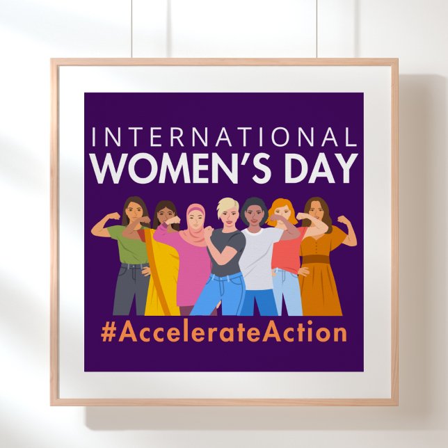 Accelerate Action International Women’s Day 2026 Poster (Creator Uploaded)