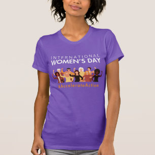 Accelerate Action International Women's Day 2025 T-Shirt
