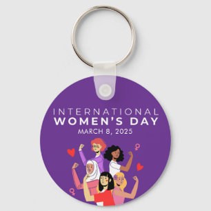 Accelerate Action International Women's Day 2026 Keychain