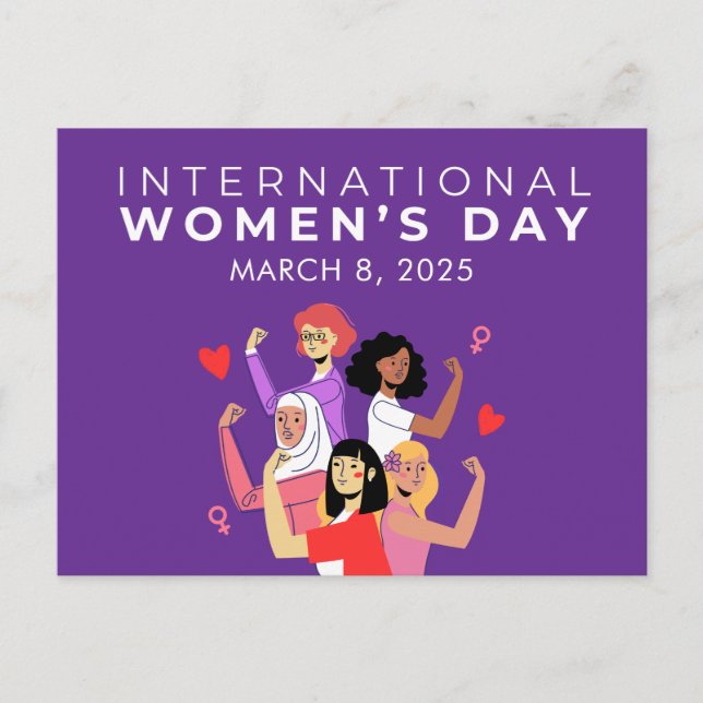 Accelerate Action International Women's Day 2026 Postcard (Front)