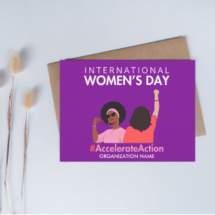 Accelerate Action International Women's Day Postcard