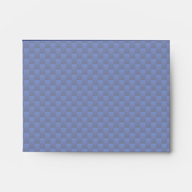 Accent Blue Carbon Fiber Like Print Background Envelope (Front)