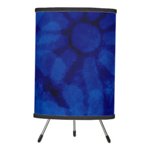 Accent Lamp - Blue Floral Abstract