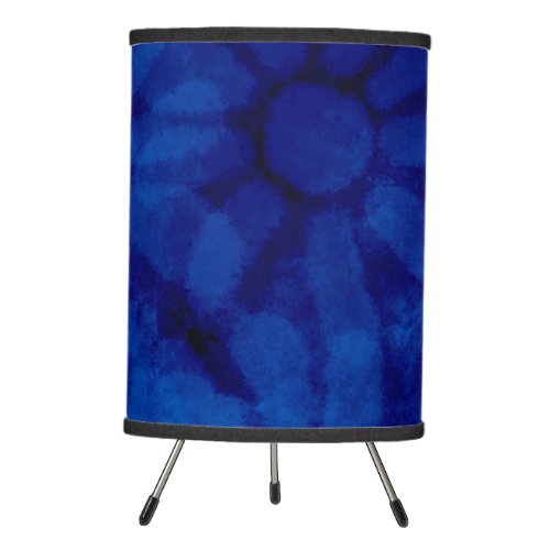 Accent Lamp _ Blue Floral Abstract