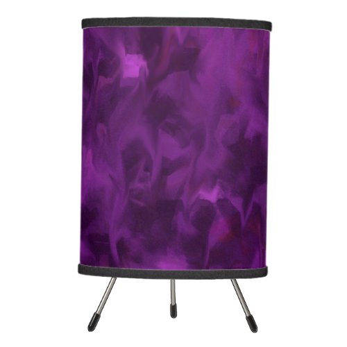 Accent Lamp _ Purple Abstract Design