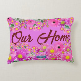 Accent Pillow 3 (Pink Flower Mix)RFPMDesigns©️2024