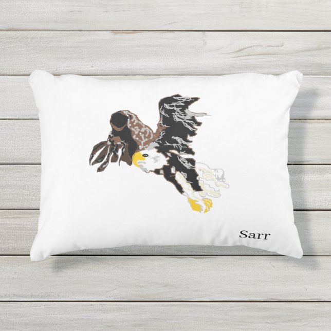 Accent Pillow : Bald Eagle (Front)