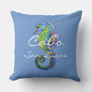 Accent Pillow Cabo Seahorse 