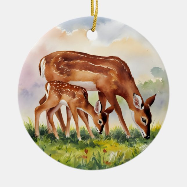 Accent Pillow Ceramic Ornament (Front)
