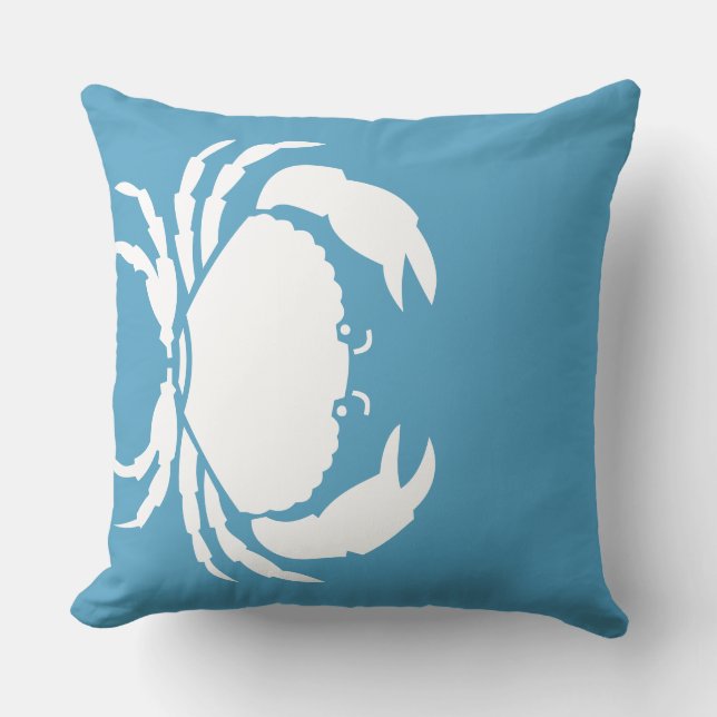 Accent Pillow-Crab Throw Pillow (Front)