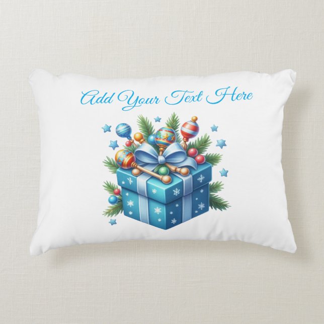 Accent Pillow- Editable Baby/ Kids Pillow (Front)