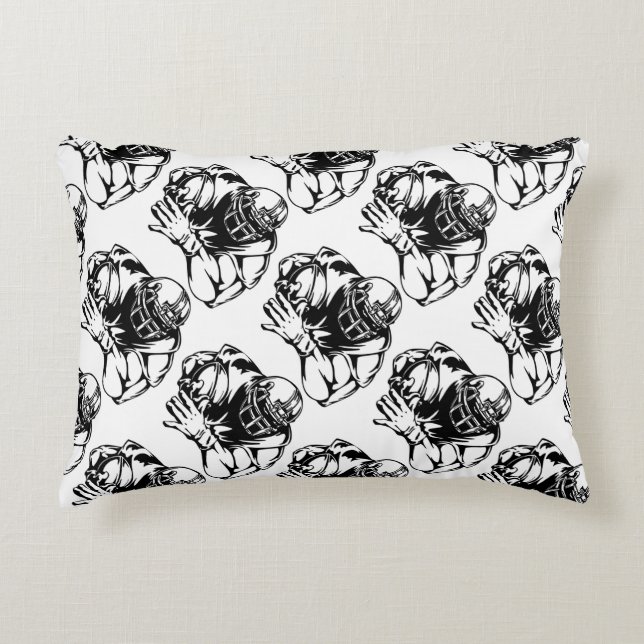 Accent Pillow/Football Decorative Pillow (Front)