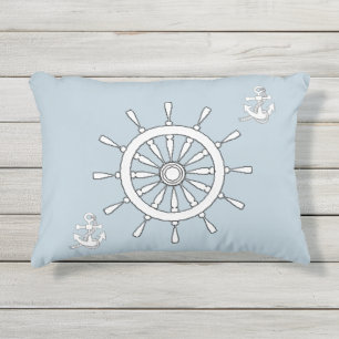 Accent Pillow - Helm and Anchors