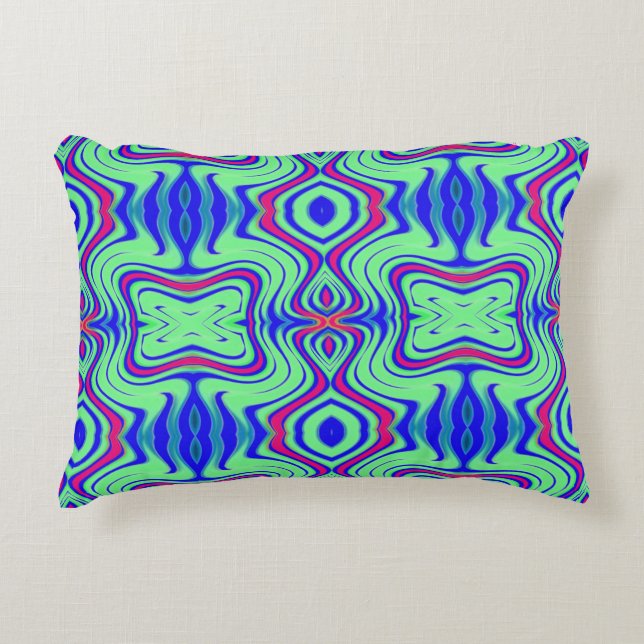 Accent Pillow, Multicolor trendy pattern  Accent P Pillow (Front)