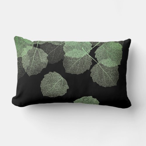 Accent Pillow_ Nature Leaves Lumbar Pillow