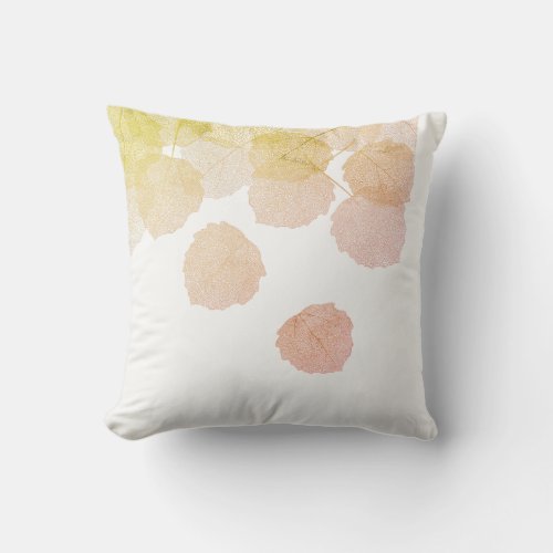 Accent Pillow_ Nature Leaves Throw Pillow