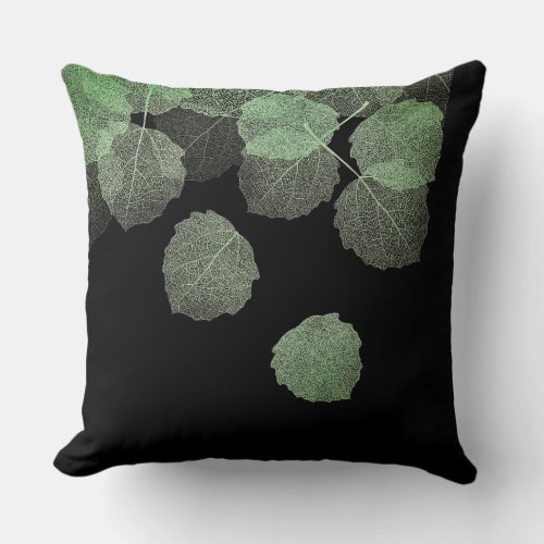 Accent Pillow_ Nature Leaves Throw Pillow