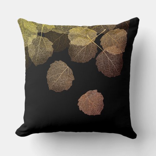 Accent Pillow_ Nature Leaves Throw Pillow