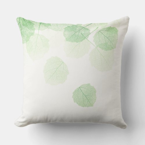 Accent Pillow_ Nature Leaves Throw Pillow