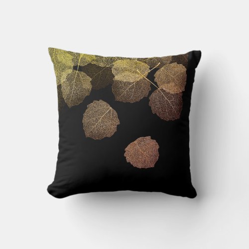 Accent Pillow_ Nature Leaves Throw Pillow