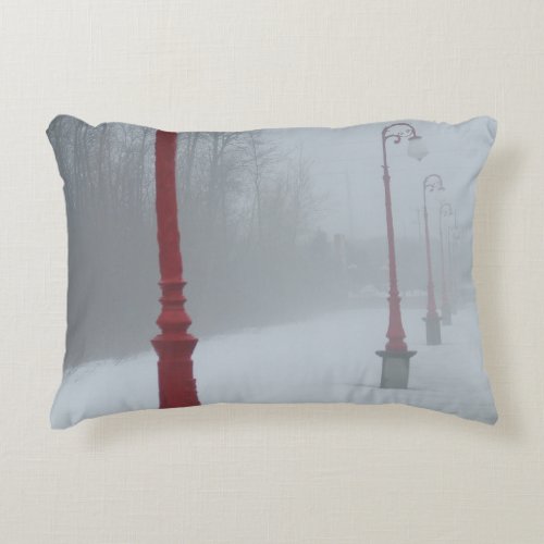 Accent Pillow picture of Lamps in mist