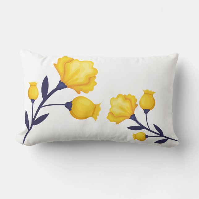 Accent Pillow-Tulips Throw Pillow (Front)