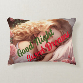 Accent PillowAccent Pillow,good night sweet dreams Pillow