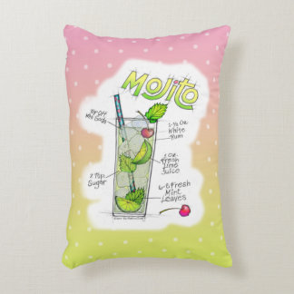 ACCENT PILLOWS - MOJITO RECIPE COCKTAIL ART