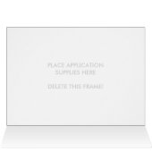Accent Sheet or Mani Pack Notecard with Envelope (Inside Horizontal (Top))