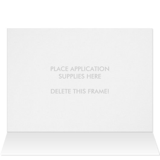 Accent Sheet or Mani Pack Notecard with Envelope (Inside Horizontal (Top))