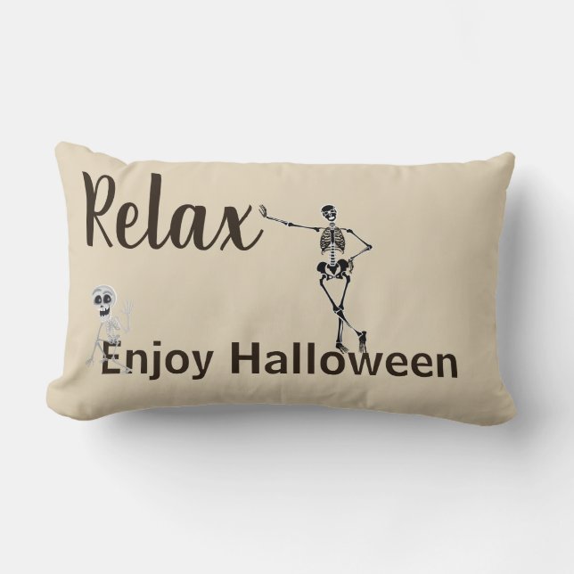 Accent Throw Pillow-Halloween Lumbar Pillow (Front)