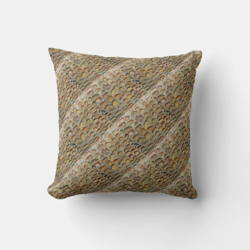 Accent Throw Pillow Unique Stone Texture