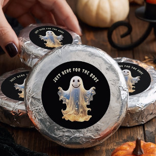 Accented Ghostly Glow Halloween Personalized Dipped Oreo Cookie Favors
