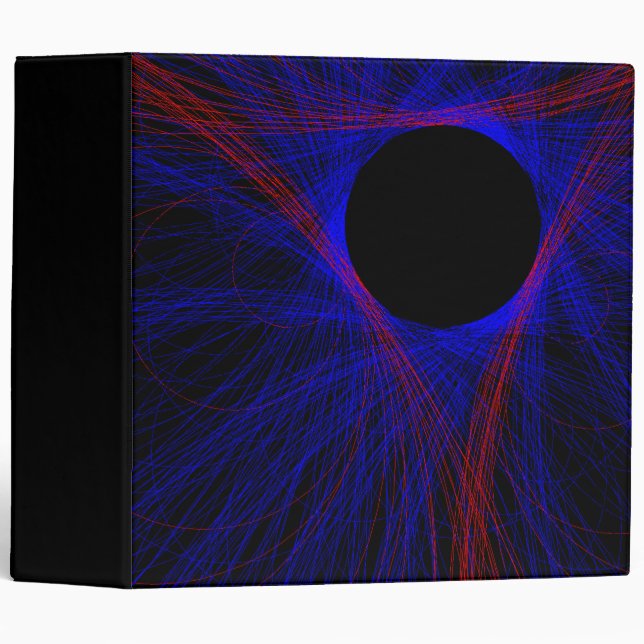 Accented Triangle Geometric Binder (Front/Spine)