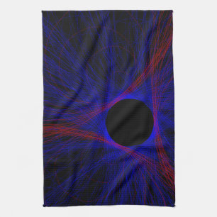 Accented Triangle Geometric Kitchen Towel