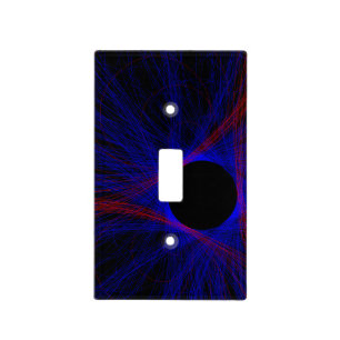 Accented Triangle Geometric Light Switch Plate