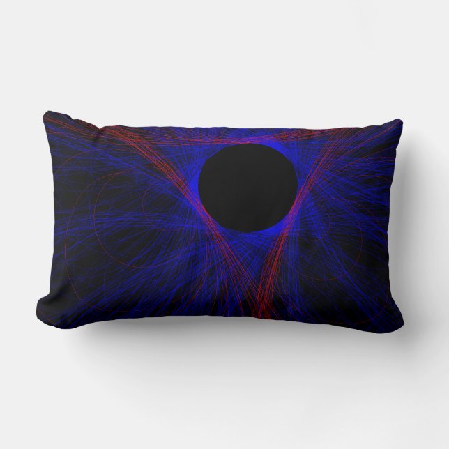 Accented Triangle Geometric Throw Pillow (Front)