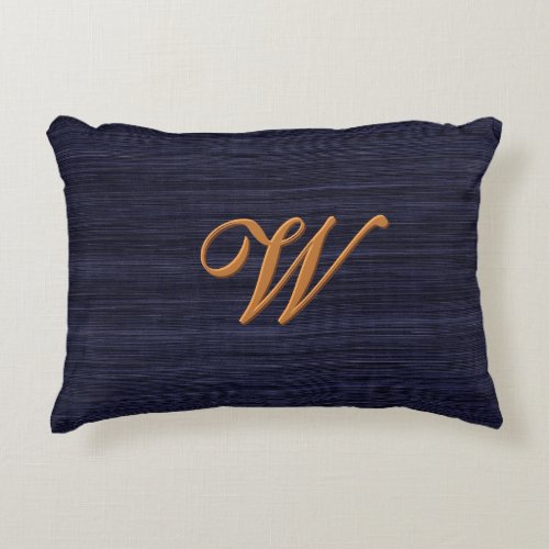 Accentuate The Dignified Monogrammed Accent Pillow