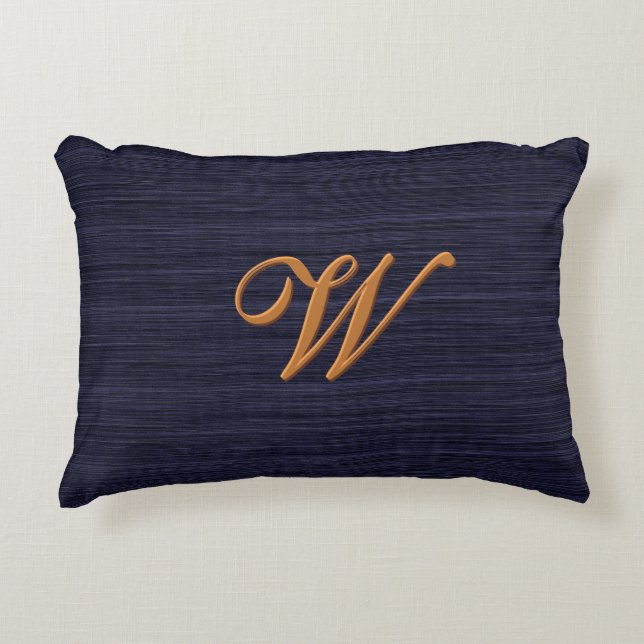 Accentuate The Dignified (Monogrammed) Accent Pillow (Front)