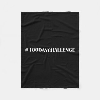 Accept 100 Day Challenge Joe Biden Harris  Fleece Blanket