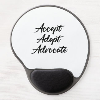 Accept Adapt Advocate Autism Awareness Cute Autism Gel Mouse Pad
