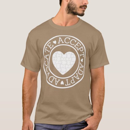 Accept Adapt Advocate Autism Awareness T_Shirt