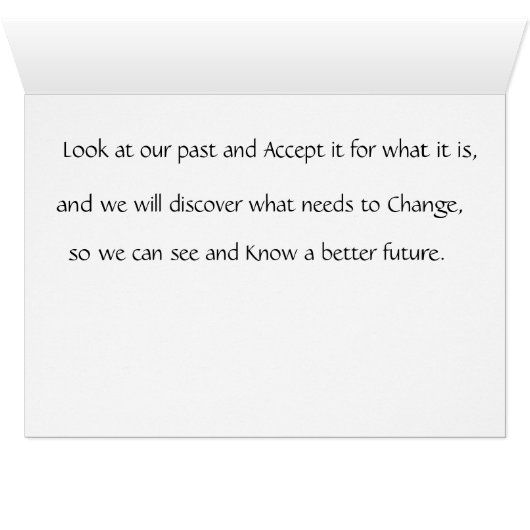 Accept, Change, Know (Inside Horizontal (Bottom))