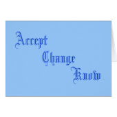 Accept, Change, Know Cards (Front Horizontal)