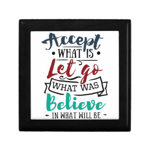 Accept Let Go Believe Gift Box