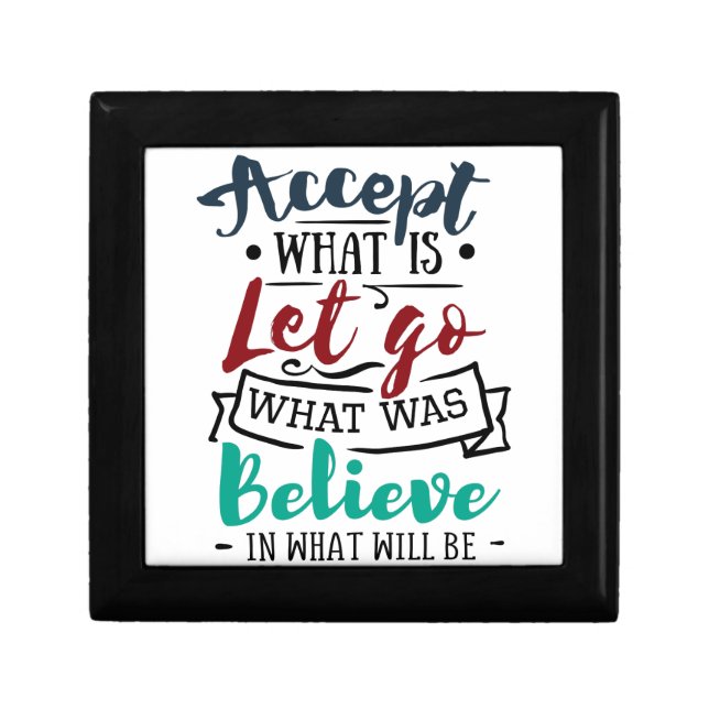 Accept Let Go Believe Gift Box (Front)