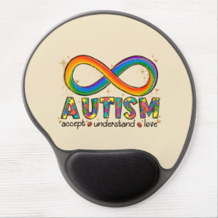 Accept Love Understand - Infinity Autism Awareness Gel Mouse Pad