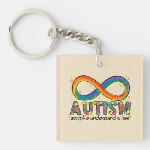 Accept Love Understand - Infinity Autism Awareness Keychain