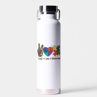 Accept Love Understand Water Bottle